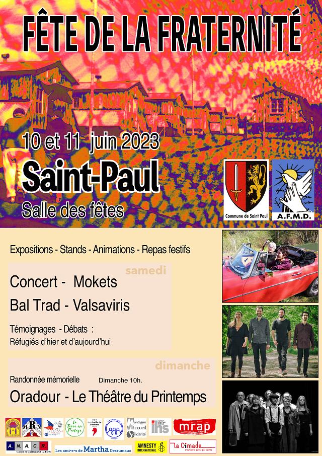 affiche fete franité 2023